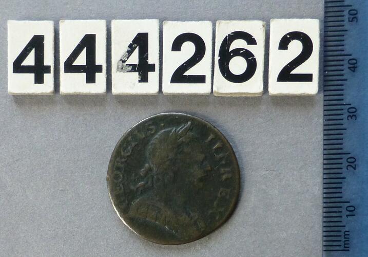 Great Britain. George III halfpenny, 1772 Great Britain. George III halfpenny, 1772