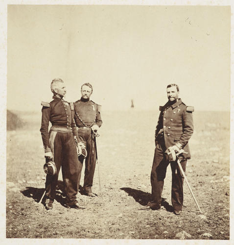 3 French Officers