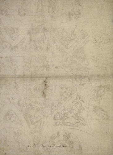 The celiing of the Sistine Chapel