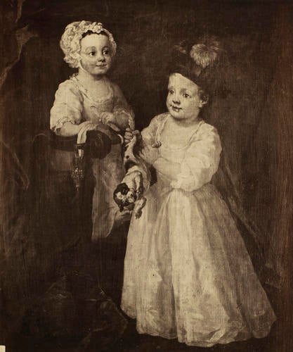 'Children of the Earl of Stamford'; Lord Grey and Lady Mary West as Children