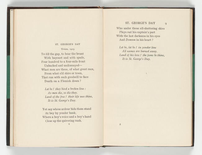 St George's Day and other poems / by Henry Newbolt