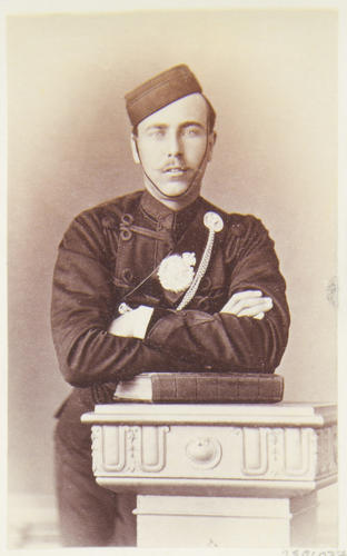 Lieut. Frere, Rifle Brigade, served on Lord Chelmsford's Staff. [Portraits of officers, non-commissioned officers and privates engaged in Zululand, 1879. Ashanti and Zululand portraits, 1873 and 1879]