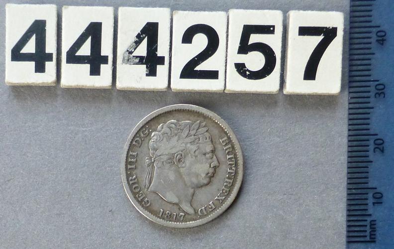 Great Britain. George III shilling, 1817 Great Britain. George III shilling, 1817