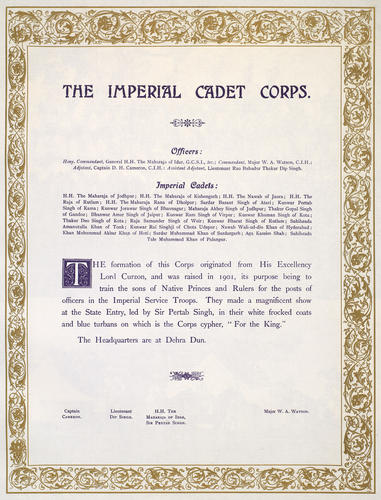 The Imperial Cadet Corps