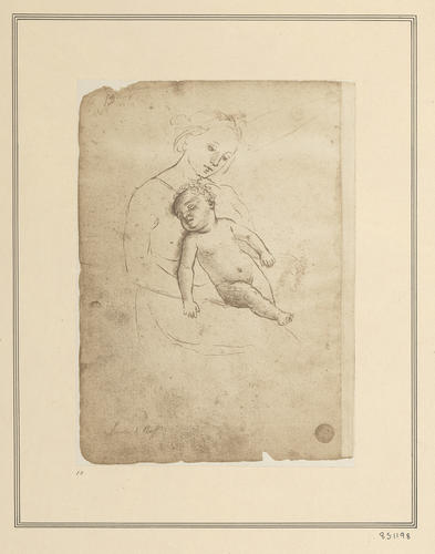 The Virgin holding the asleep Child