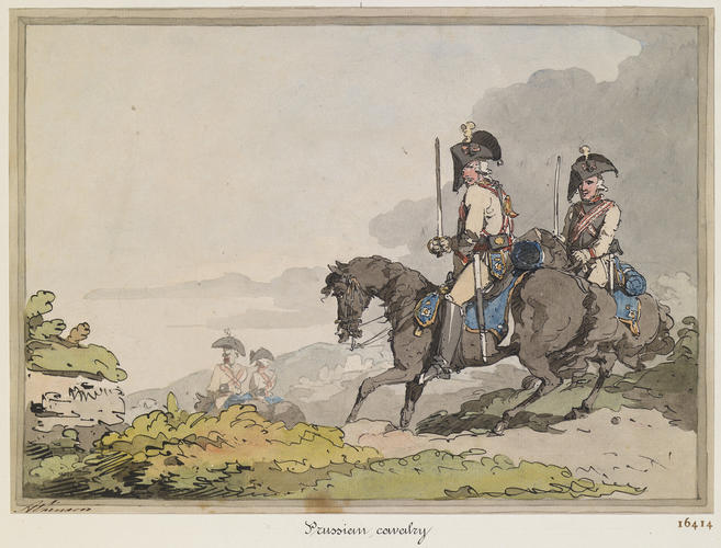 Prussian Cuirassiers. About 1790