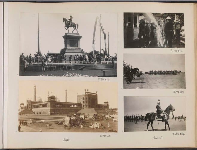 Unveiling of All-India King Edward VII Memorial, Delhi [Edward, Prince of Wales. Royal Tour in India, 1921-1922]