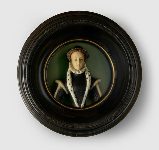 Master: Wax portraits of Mary, Queen of Scots, Cardinal Wolsey, Henry VIII, Thomas More and Edward VI.
Item: Mary, Queen of Scots (1542-87)