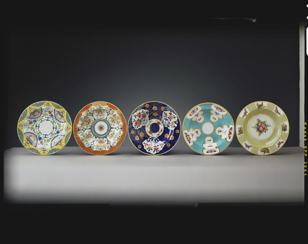 Master: Soup plates (part of the Harlequin service)
Item: The Harlequin Service