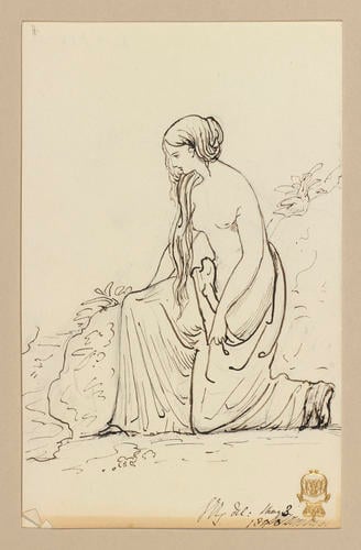 Master: Princess Victoria's folder of sketches
Item: A female nude