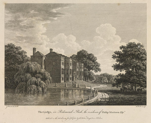 The Lodge in Richmond Park, the residence of Philip Meadows