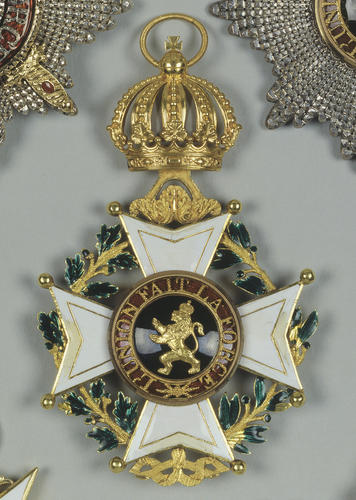 Order of Leopold (Belgium). Prince Albert's badge and sash