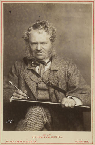 Sir Edwin Landseer, R. A. [in Portraits, c. 1850-1883]