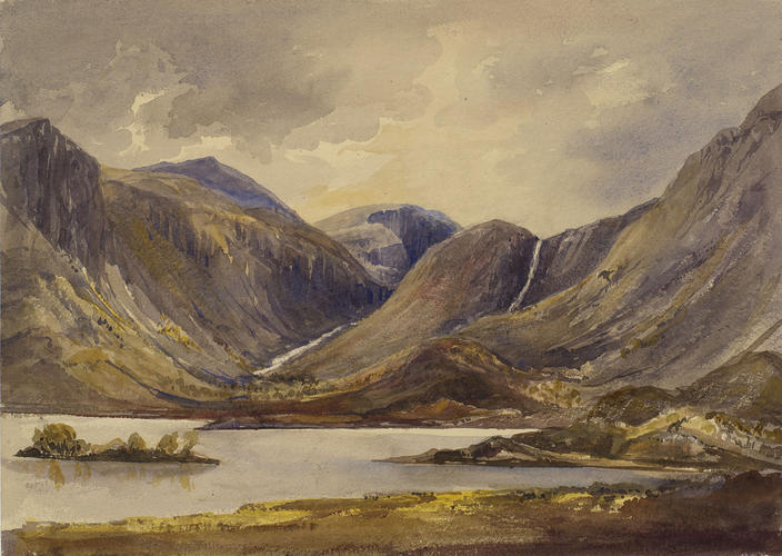 The Dubh Loch burn from the Glasallt Shiel The Dubh Loch burn from the Glasallt Shiel