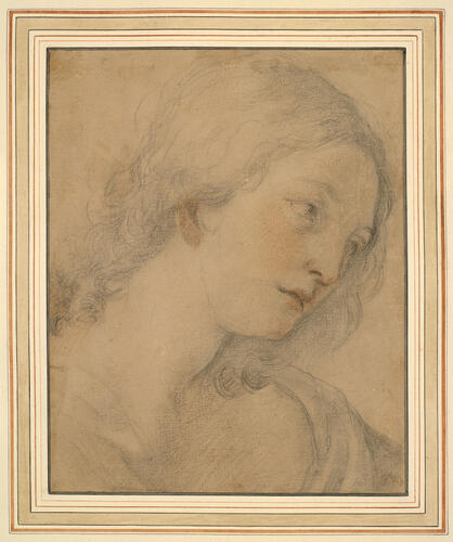 The head of a woman The head of a woman
