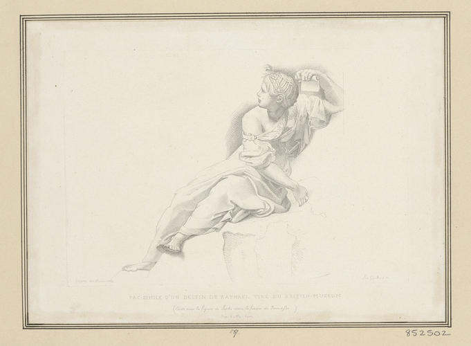Study for the figure of Sappho