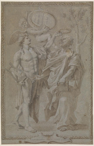 Apollo crowning Virgil