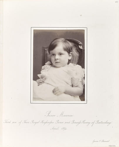 Prince Maurice of Battenberg, 1894 [in Portraits of Royal Children Vol. 41 1893-1894]