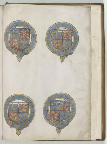 Dethick (Sir Gilbert) register of the Order of the Garter