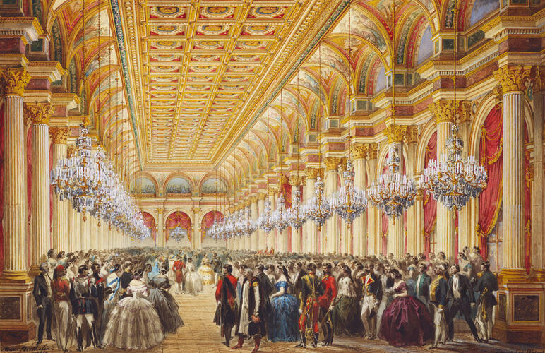 The Grande Galerie des Fêtes at the Hôtel de Ville, Paris, 23 August 1855