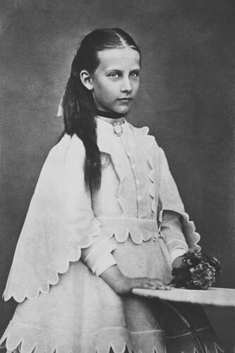 Princess Charlotte of Prussia, July 1873 [in Portraits of Royal Children Vol. 17 1872-73]