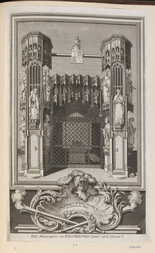 THE MONUMENT IN WESTMINSTER ABBEY OF K. HENRY V