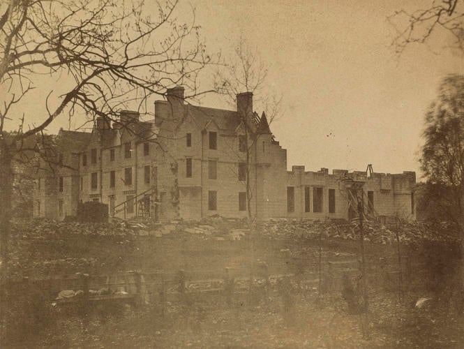 New House at Balmoral in progress. March 1854