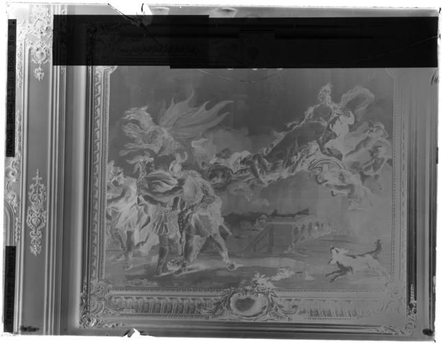 Glass plate negative of Gobelins tapestry Glass plate negative of Gobelins tapestry