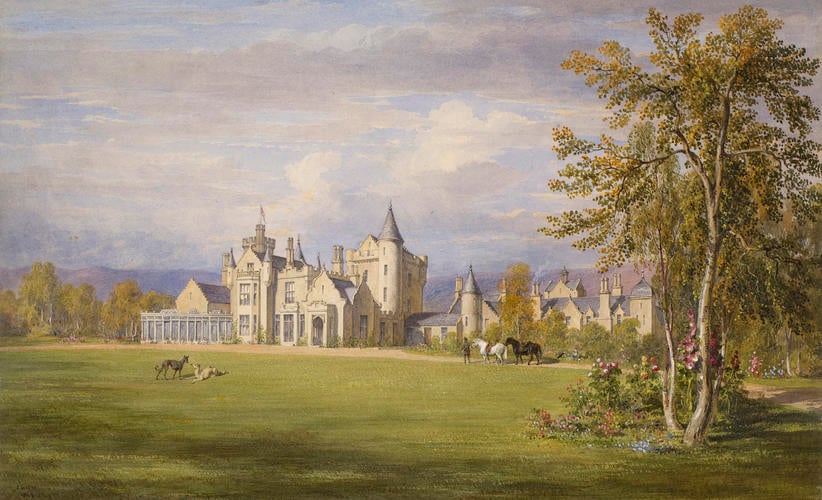 Old Balmoral Castle: garden front