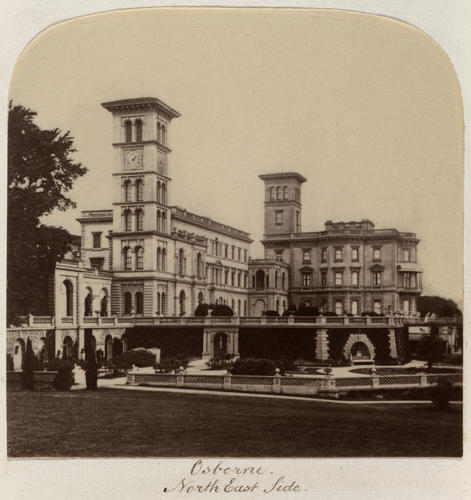 View of Osborne House, North East side View of Osborne House, North East side