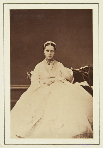 The Princess of Wales with Prince George, 1865