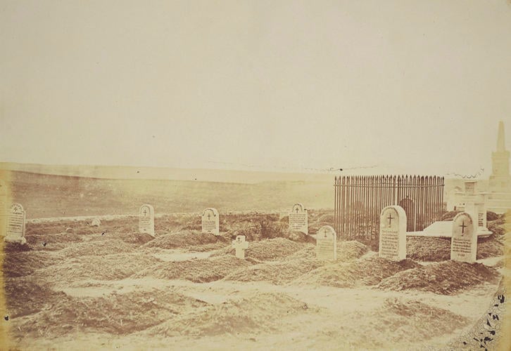 Memorials to the 97th Regiment [title on contents list]. [Crimean War photographs by Robertson]