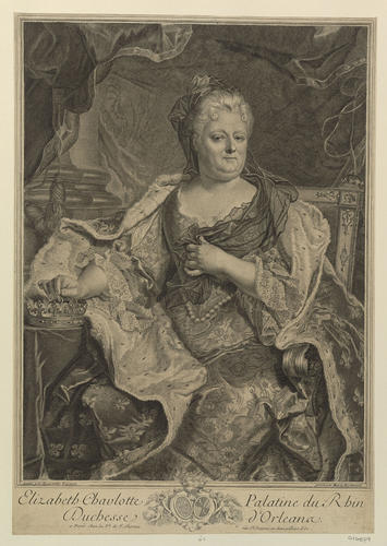 Elizabeth Chavlotte Palatine du Rhin Duchesse d'Orleans