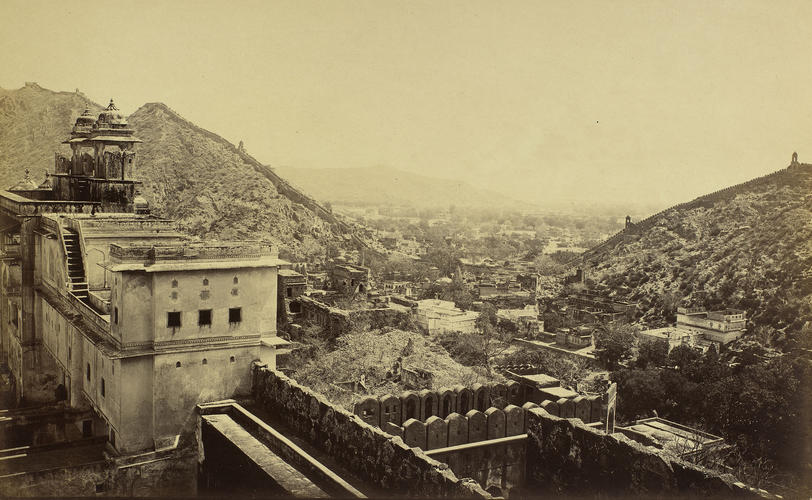 View of the Old City of Amber (Umbir or Umbere), Jaipur Territory View of the Old City of Amber (Umbir or Umbere), Jaipur Territory