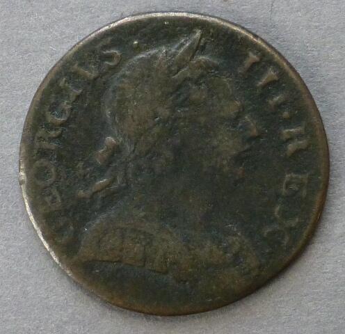 Great Britain. George III halfpenny, 1772 Great Britain. George III halfpenny, 1772