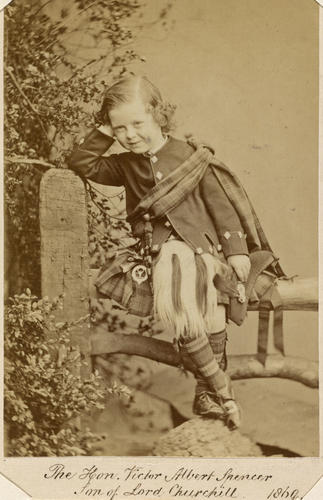 The Honourable Victor Albert Spencer, son of Lord Churchill. [Photographs, English Portraits. Volume 70. ]