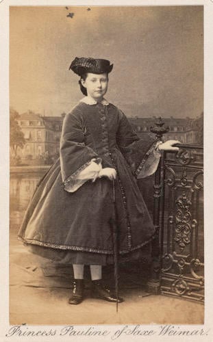 Princess Pauline, Hereditary Grand Duchess of Saxe-Weimar-Eisenach (1852-1904), when Princess Pauline of Saxe-Weimar-Eisenach
