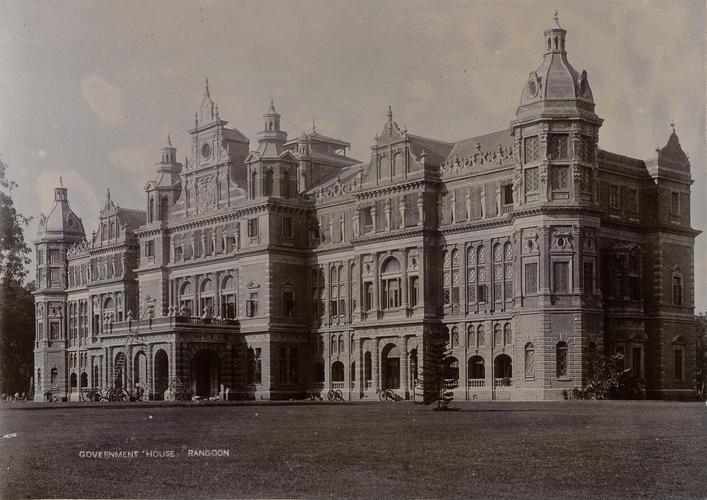 Government House, Yangon : 'Government House, Rangoon' : The Royal Tour of India, 1905-06