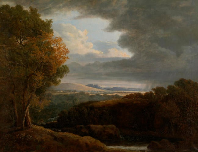 Landscape with a Distant Country House