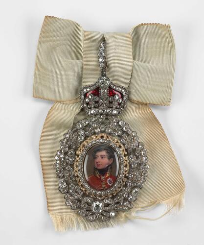 Family Order of King George IV. Badge. Originally belonged to Charlotte, Queen of Wurttemberg