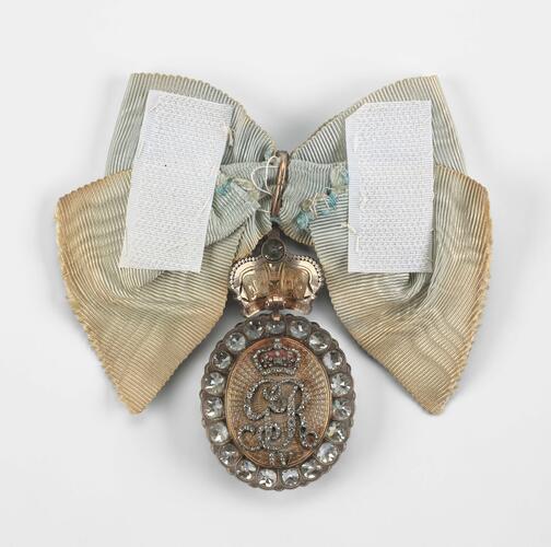 Family order of King George IV. Badge. Belonged to Grand Duchess Augusta of Mecklenburg-Strelitz