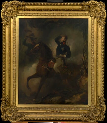 Frame for RCIN 405839, Stroehling, The Death of Prince Louis Ferdinand of Prussia