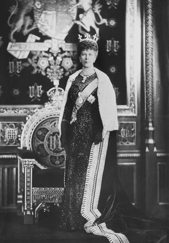 Queen Mary (1867-1953) at the House of Lords