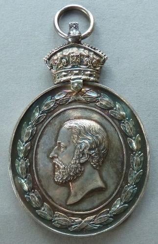 Prince of Wales presentation medal for his tour of India, 1876-76