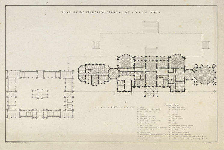 Plan of the Principal Story etc. of Eaton Hall Plan of the Principal Story etc. of Eaton Hall