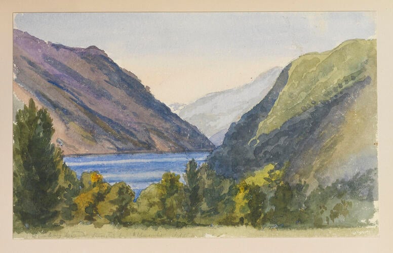 Master: SKETCHES BY QUEEN VICTORIA I
Item: Looking towards Stansstad from Alpnacht