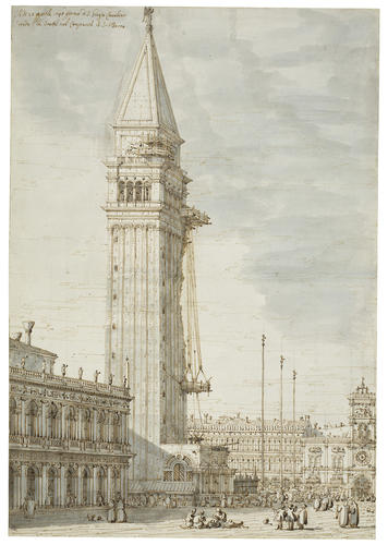Venice: The Campanile under repair Venice: The Campanile under repair
