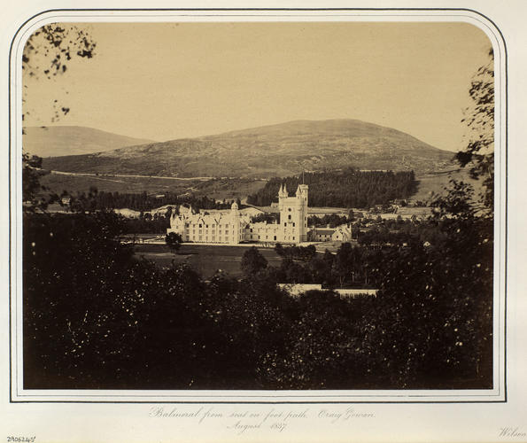 Balmoral from seat on the footpath, Craig Gowan