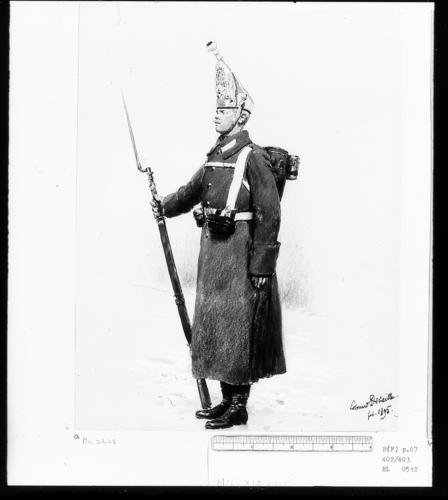 Private of the Pavlovsky Regiment of the Guards, Russian Army, 1895