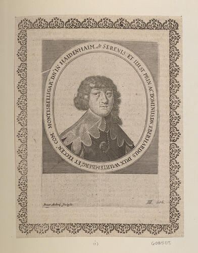 SERENIS ET ILLUST PRIN AC DOMINUS DN EBERHARDUS DUX WURTEMBERG ET TECCEN